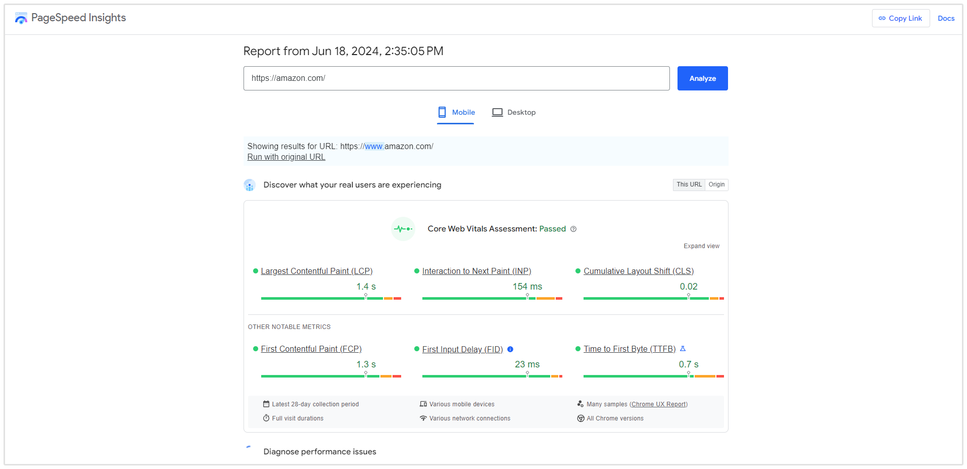 Site Speed